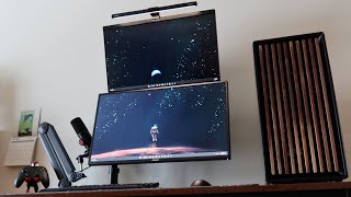 I Tried A Stacked Monitor Setup To See If It's Worth It...