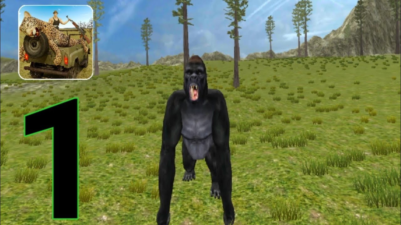 Sniper Hunter Safari Survival (Level 1,2,3,4,5) - Gameplay Walkthrough Part 1