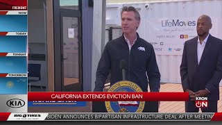 California extends eviction moratorium