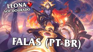 LEONA SOL DOURADO FALAS | DUBLADO - (PT_BR) | LENDÁRIA