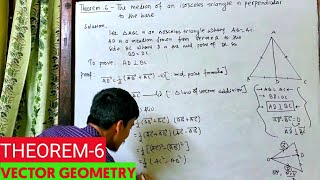 Vector Geometry Theorem 6 || SEE Optional math online class