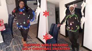 VLOGMAS DAY 21 WEARING UGLY CHRISTMAS SWEATERS IN PUBLIC
