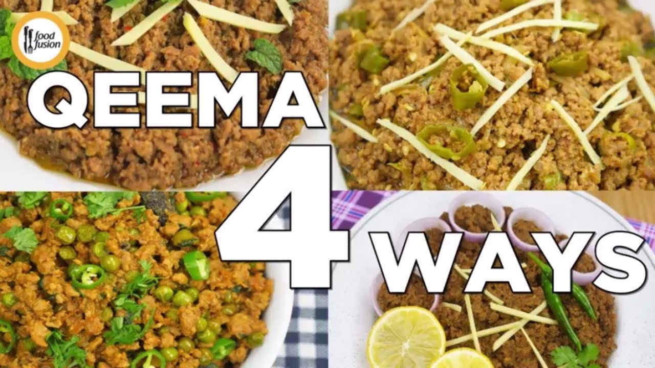 Qeema 4 ways | Best Qeema Recipes by Food Fusion