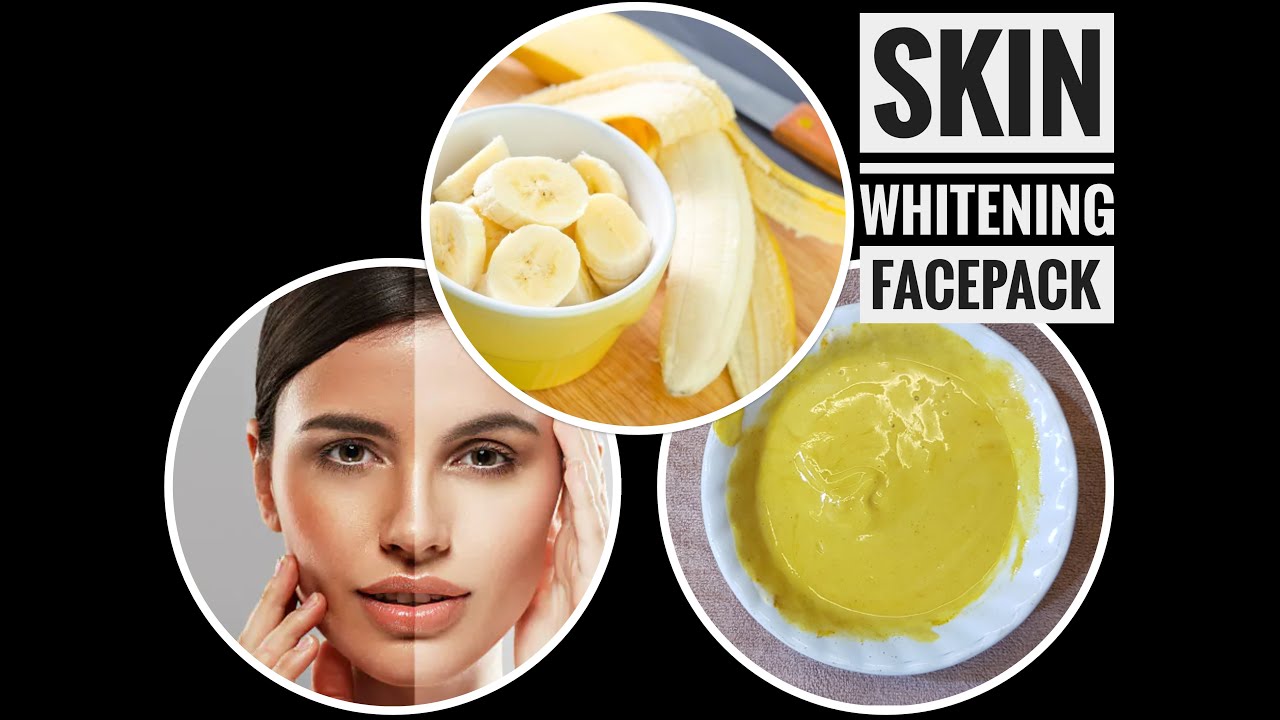 Banana Permanent Skin Whitening Face MaskGet Fair, Spotless,Glowing