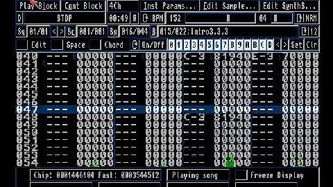 Tune Upload 07 : Created using OctaMED on Amiga 1200 in mid 1990s