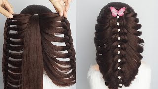 Latest Ladies Hairstyle For Wedding Guest  Easy Modernist  Hairstyle For Long Hair