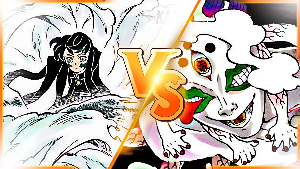 MUICHIRO TOKITO VS GYOKKO (Lua Superior 5)  A DOCE VITÓRIA NA VILA DOS  FERREIROS - KIMETSU NO YAIBA 