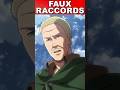 La trahison dhannes  faux raccords shingeki no kyojin  anime manga snk