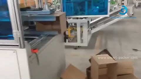 Automatic horizontal type carton box case erecting forming bottom sealing machine box erector line