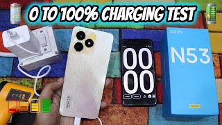 Realme Narzo N53 Charging Test 0 to 100% With 33 Watt Box Charger || Heating Test 🔥|| #narzon53
