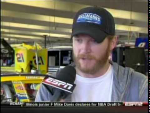 Dale Earnhardt Jr. Rain Delay Interview Texas 2010.mpg