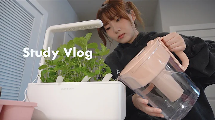STUDY VLOG: midterm exam week | first block of gra...