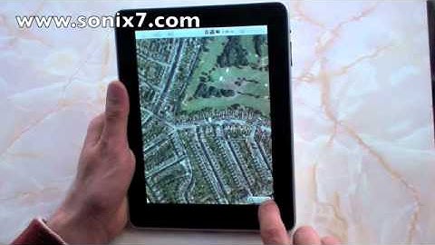 Sonix7 8" Android 2.2 Tablet - Google Maps