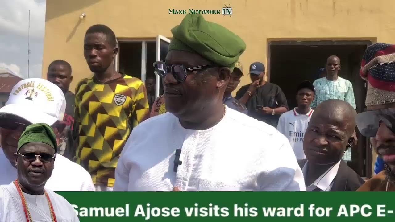 PART4 Samuel Ajose, Lagos Governorship hopeful visits his Badagry ward for APC E-registration.