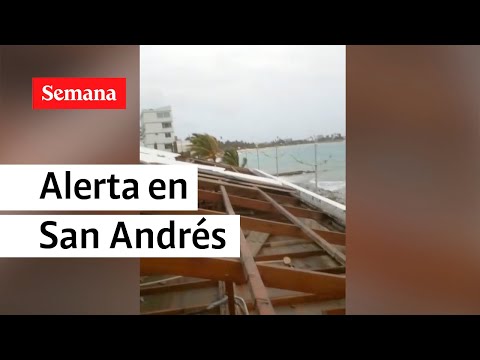 Primeras afectaciones en San Andrés por Tormenta Tropical |Semana Noticias