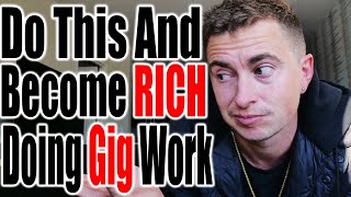 How To Become RICH As A Gig Worker Or Delivery Driver - Doordash Uber Grubhub Money Tips - Finance