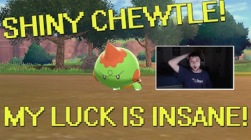 SHINY CHEWTLE Encountered LIVE! My Luck Is INSANE! (Pokemon: Sword & Shield)