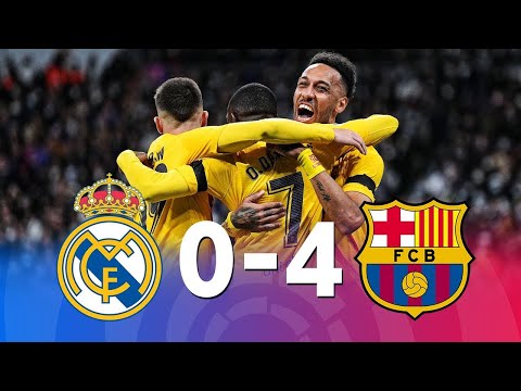 REAL MADRID – BARCELONA: Aubameyang mở màn trận "ĐẠI HỦY DIỆT" khó tin | La Liga 2021/22