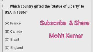 Who Gifted Statue of Liberty To USA ???  #USA #1886