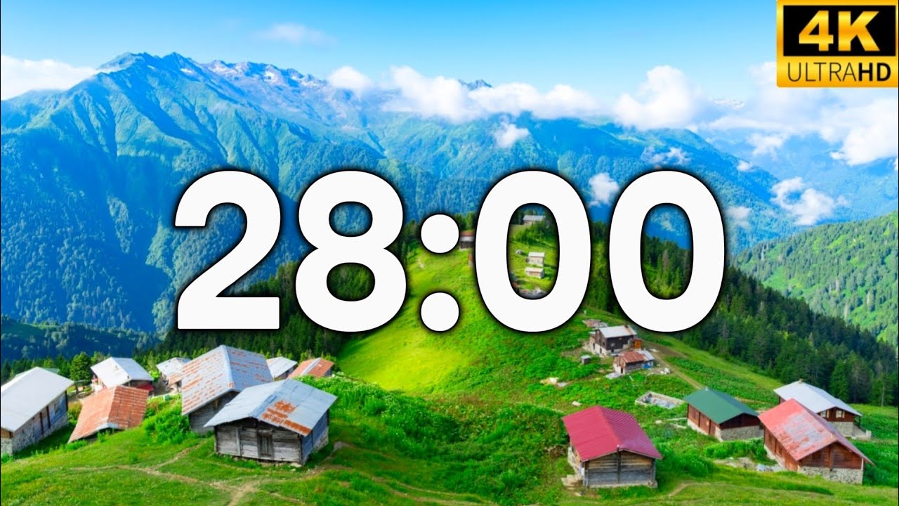 28 Minute Timer ⏱️ Countdown with Alarm (No Ads) - YouTube