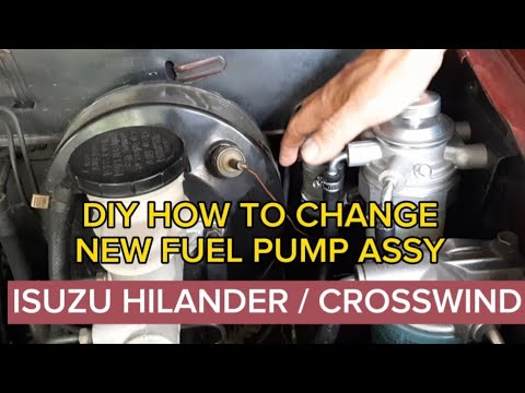 DIY, SIRA ANG BLEEDING NG FUEL PUMP NG ISUZU HILANDER / CROSSWIND. PAANO MAGPALIT NG FUEL PUMP ASSY