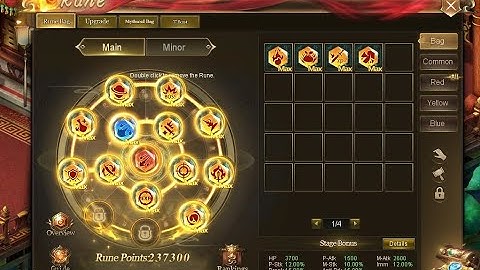 Open 11th Rune Slot - Conquer Online