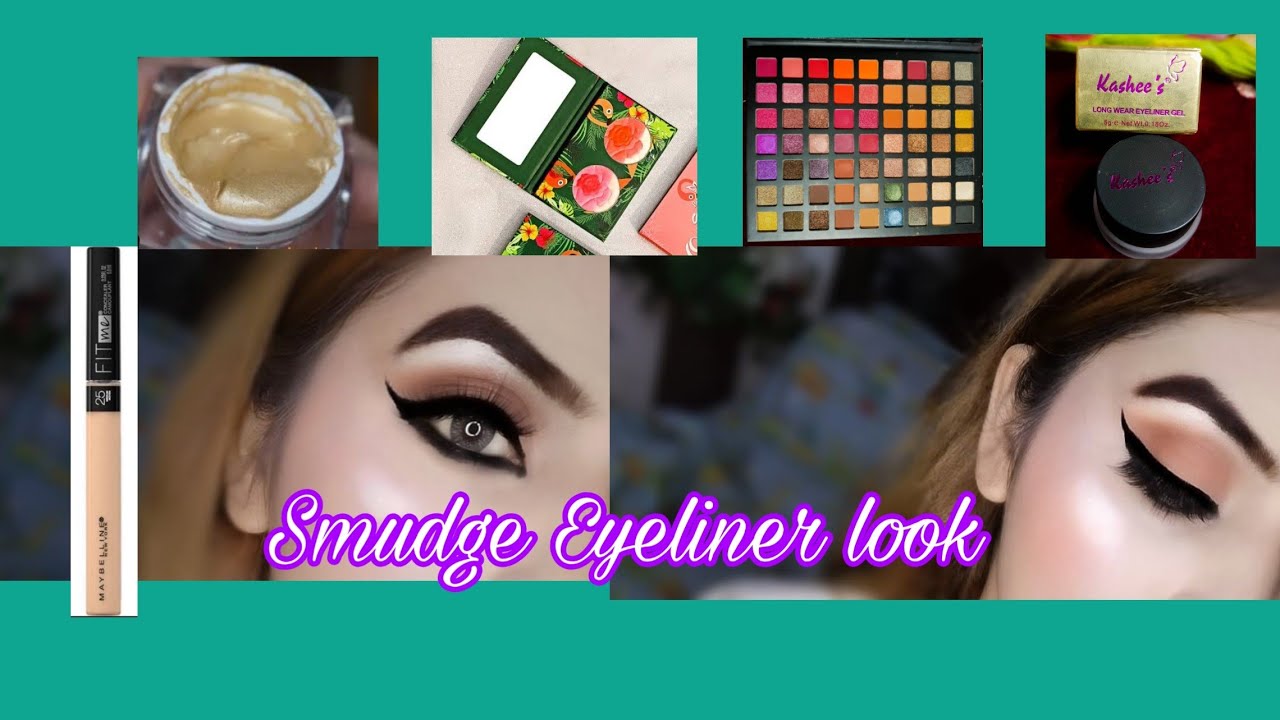 Smudge Eyeliner Look🥰 YouTube