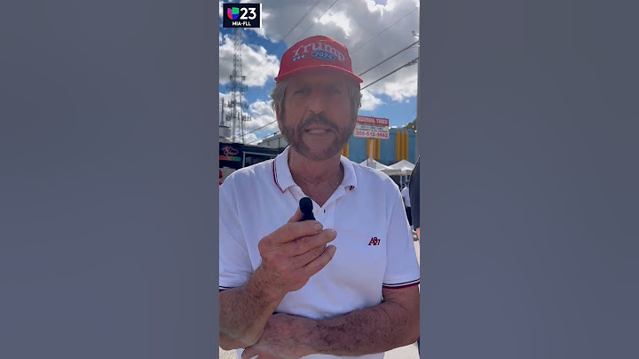 Seguidores de Trump mostraron su apoyo en Hialeah desde las primeras horas del día #trump #hialeah