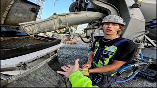 Priming out a 50 Meter Concrete Pump!!! (the hard way…)