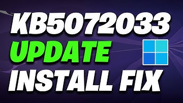 Windows 11 Update KB5072033 Not Installing Error 0x80070003 Couldn