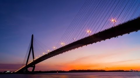 The Beauty of Can Tho Bridge   Vietnam