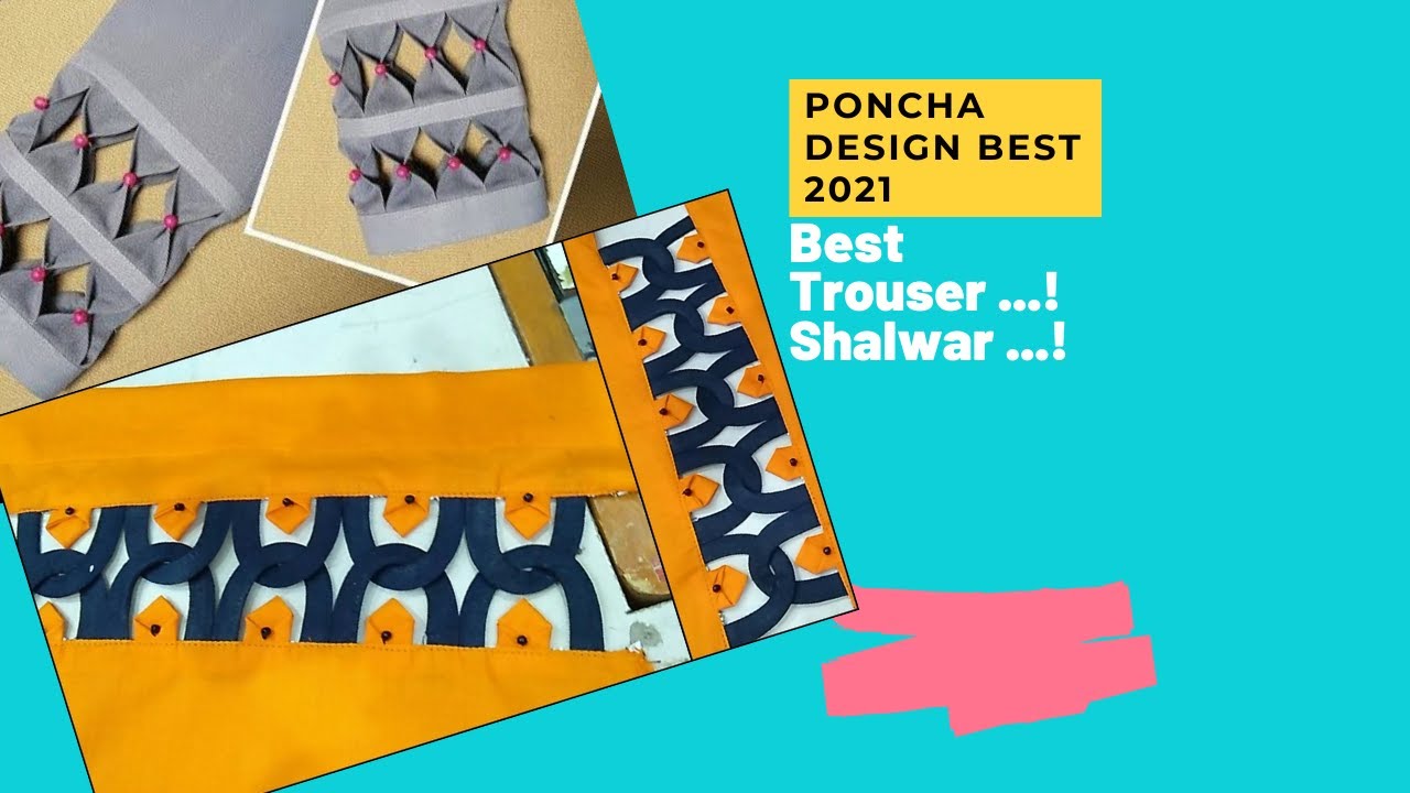 salwar poncha design 2021, trouser design