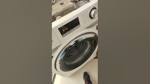 trc error washing machine front load