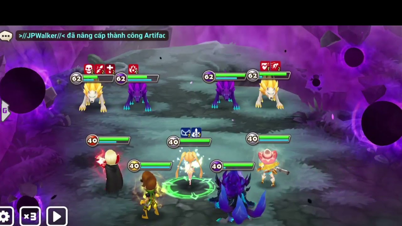 Dimension Hole Predator fight Summoner War