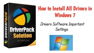 How to Install All Drivers in PC | DriverPack Solution Install 2023 | Fix All Issues