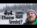 Scary Overland snow drive with winter hike in Canada ► | LiveandGive4x4