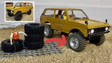 Tires Swap Off-Road on Range Rover MN168 | RC Simulation Adventure