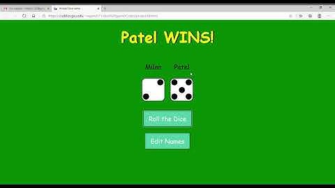 Dice Game Web Programming
