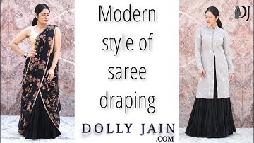 Modern Style of Saree Draping on the multi-use D