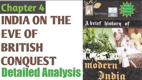 India On The Eve Of British Conquest In Detail