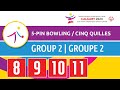 Special olympics canada calgary 2024  5 pin bowling  group 2  lanes 811 20240229