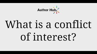 What is a conflict of interest?