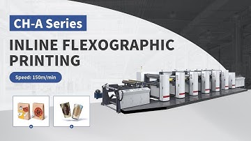 In Line Flexo Printing Machine