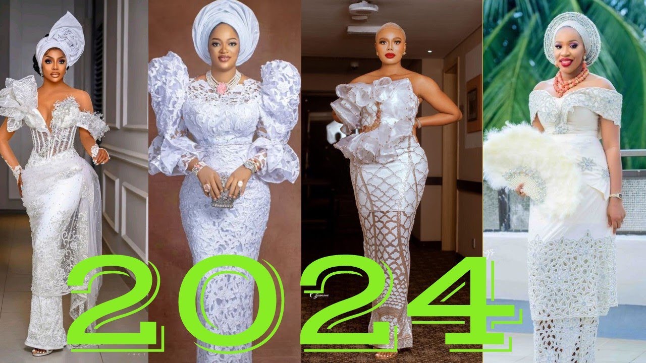 90 White lace asoebi ideas in 2024  latest african fashion dresses, lace  fashion, african fashion dresses
