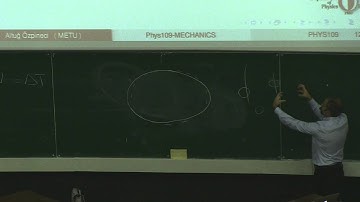 Mechanics I - Week 7 - Day 2 - Lecture 1 - Prof. Dr. Altuğ Özpineci