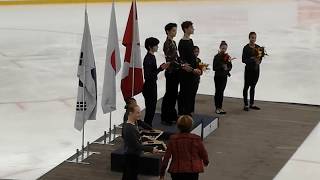 ACI 2018 - Yuzuru Hanyu -Medal Ceremony [Fancam]
