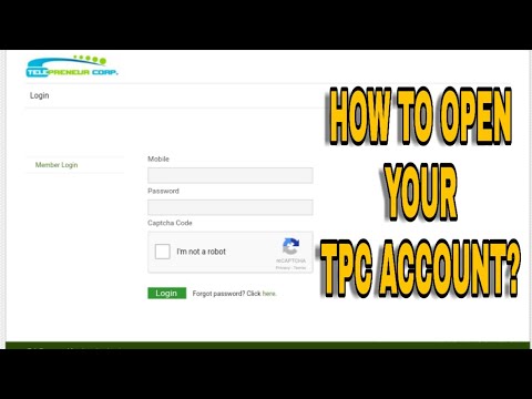 How to open your TPC Account?