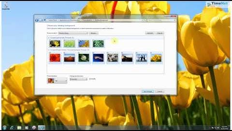 How create themes in Windows 7?. TimeNet CpocLab Training Videos