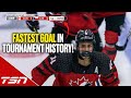 MALCOLM SPENCE SCORES THE FASTEST GOAL IN U-18 WORLD CHAMPIONSHIP HISTORY