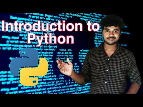 Python introduction tamil | Vishnu Cyberspot - YouTube